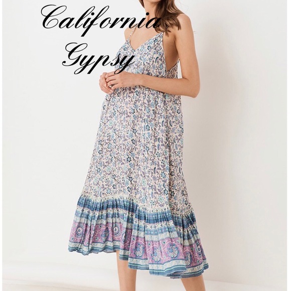 RESTOCKING🎉Western Chic Boho Floral Sun Dress - Picture 5 of 12